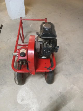 Motor para máquina de pulverizar,el motor funciona