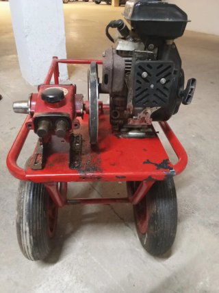Motor para máquina de pulverizar,el motor funciona