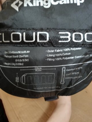 Saco de dormir KingCamp Cloud 300