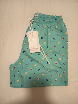 Bañador Celopman Talla S Estampado Bolas Billar