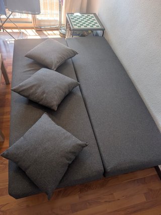 Sofá Cama IKEA Asarum Gris Oscuro