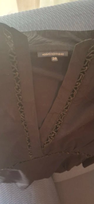 Camisa Adolfo Domínguez Negra T. S/XS