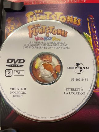 DVD Los Picapiedra en Viva Rock Vegas