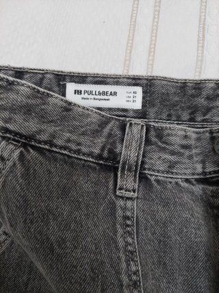 Pantalones cargo Pull&Bear grises