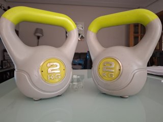 2 Mancuernas Kettlebell 2kg