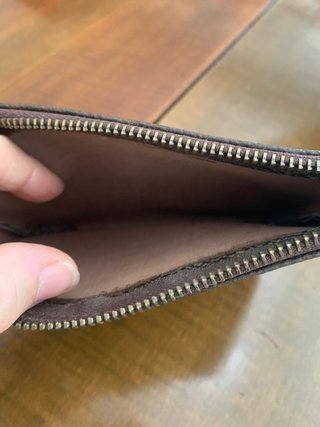 Pochette monogram marrone