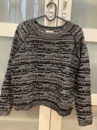 Suéter Calvin Klein Negro y blanco