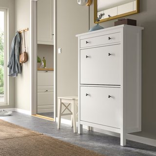 4 Bisagras Ikea Hemnes Zapatero Blancas