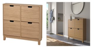 4 Bisagras Ikea Hemnes Zapatero Blancas