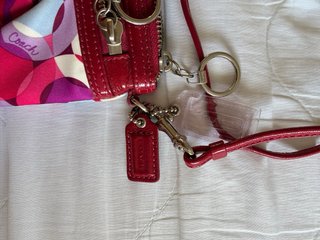 Bolso Coach estampado rosa/fucsia multicolor