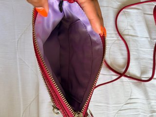 Bolso Coach estampado rosa/fucsia multicolor