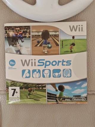 Nintendo Wii Console + Wii Sports + Volante