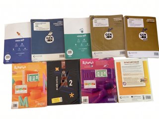 Lote completo de libros de texto de 2o de la ESO