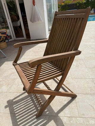 Silla de jardín de madera