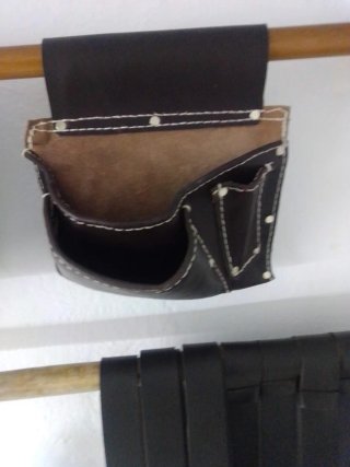 Bolsa de encofrador de cuero