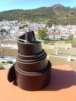 Bolsa de encofrador de cuero