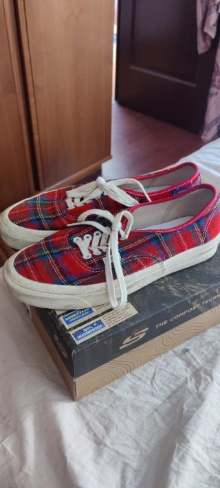 Vans Zapatillas Cuadros Rojo
