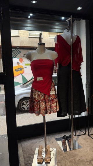 Conjunto Boho Verano: Top palabra de honor