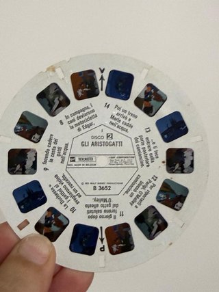 View Master Gli Aristogatti con 2 bobine