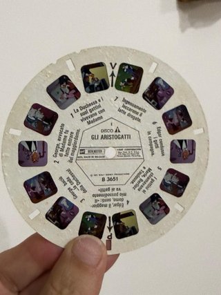 View Master Gli Aristogatti con 2 bobine