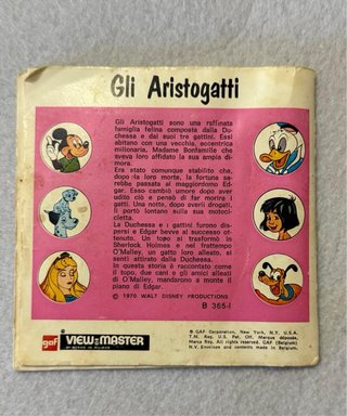 View Master Gli Aristogatti con 2 bobine