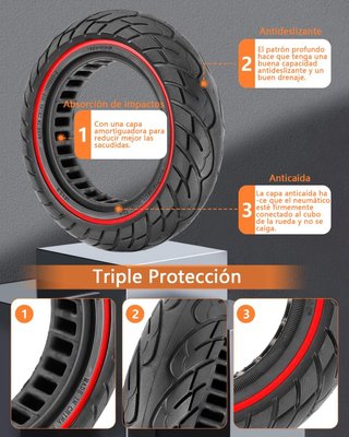 Rueda Maciza Patinete scooter Max G30/G30E/G30LP
