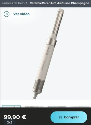 ✅️  Bamba Ceramicare 14in1 AirGlisse Champagne