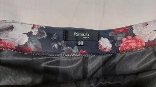 Falda corta floral