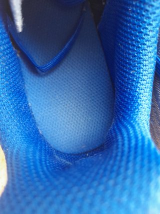 Tacos de fútbol azules talla 37
