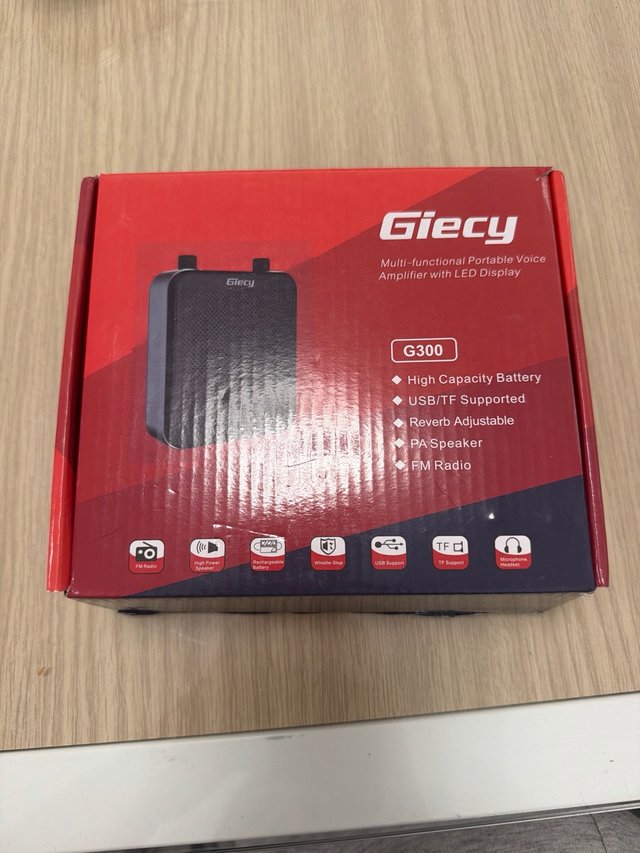 Amplificador Voz Portátil Micrófono Glecy