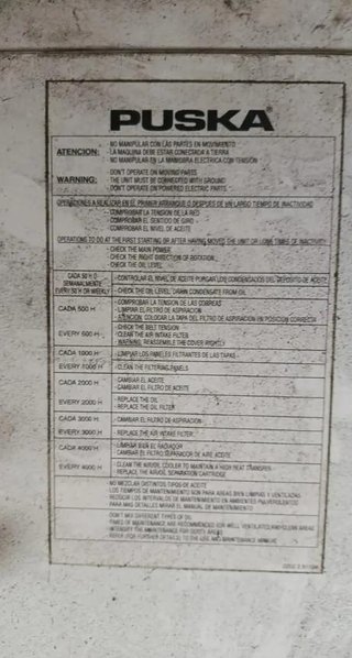 Compresor de tornillo PUSKA