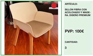 Sillón Fibra Premium Diseño