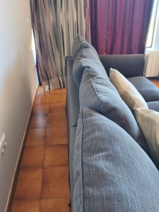 Sofá Chaiselongue Ikea Gris