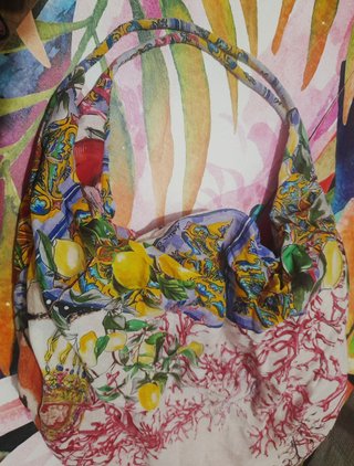 Borsa Antica Sartoria Mare/Estate Multicolor