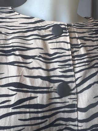 Vestito fantasia zebrata vintage anni 80/90