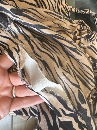 Vestito fantasia zebrata vintage anni 80/90