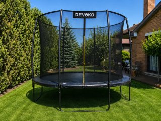 Cama elástica DEVOKO con red de seguridad
