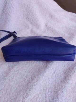 Bolsito de mano Pierre Cardin azul 22x14 cm