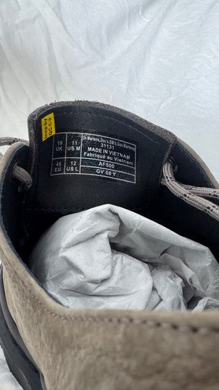 Dr. Martens 1461 Milled Nubuck Grises NUEVAS