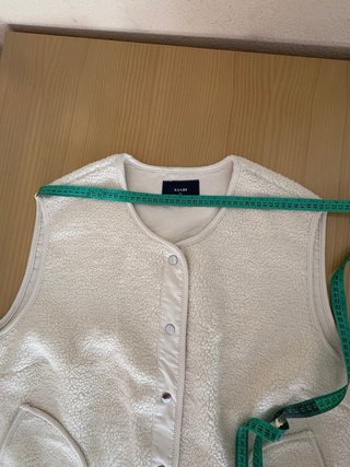 Chaleco borreguito Kiabi Talla 3XL Beige