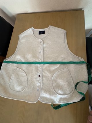 Chaleco borreguito Kiabi Talla 3XL Beige