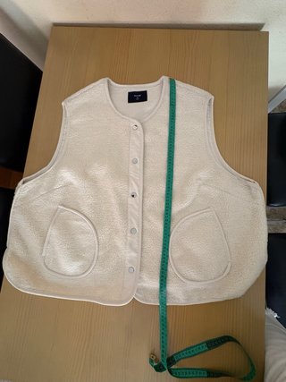 Chaleco borreguito Kiabi Talla 3XL Beige