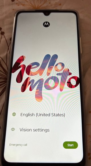 Móvil Motorola Verde