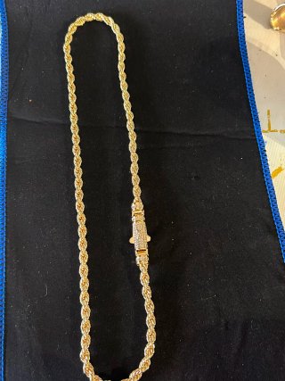 Cadena Oro 14k Bañado con Brjoche