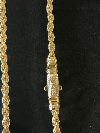Cadena Oro 14k Bañado con Brjoche