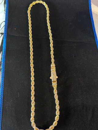 Cadena Oro 14k Bañado con Brjoche