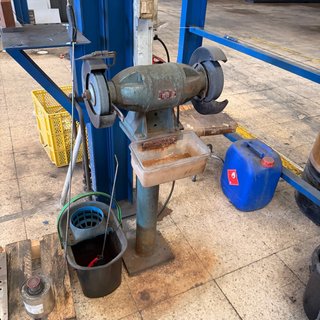 Muela de afilar y estructura