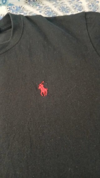 Camiseta Negra Ralph Lauren Talla S