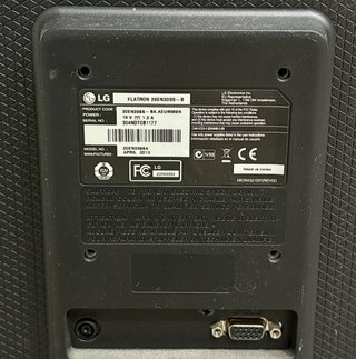 Pantalla LG LED 20 Negra