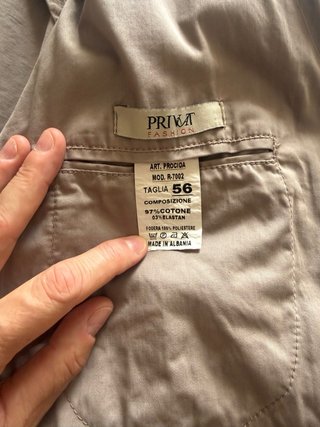 Giacca uomo estiva beige